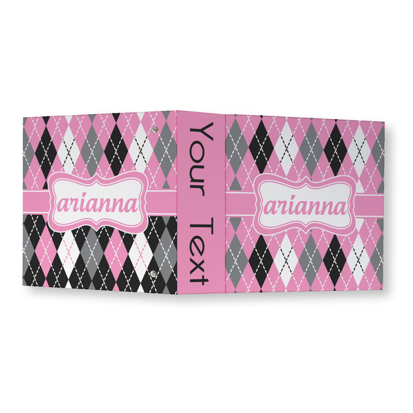 Argyle 3 Ring Binders - Full Wrap - 3" - OPEN OUTSIDE
