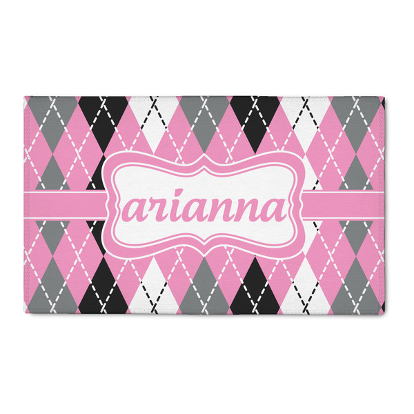 Custom Argyle 3' x 5' Indoor Area Rug (Personalized)