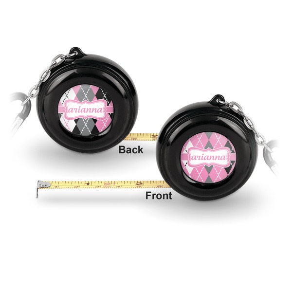 Argyle 6-Ft Pocket Tape Measure with Carabiner Hook - Front and Back