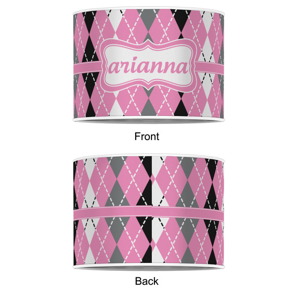 Argyle 8" Drum Lampshade - APPROVAL (Poly Film)