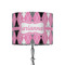 Argyle 8" Drum Lampshade - ON STAND (Fabric)