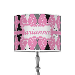 Argyle 8" Drum Lamp Shade - Poly-film (Personalized)