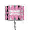 Argyle 8" Drum Lampshade - ON STAND (Poly Film)