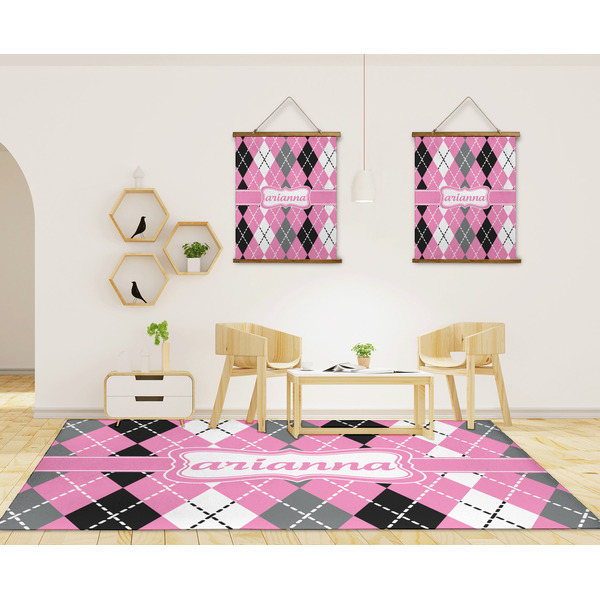 Argyle 8'x10' Indoor Area Rugs - IN CONTEXT