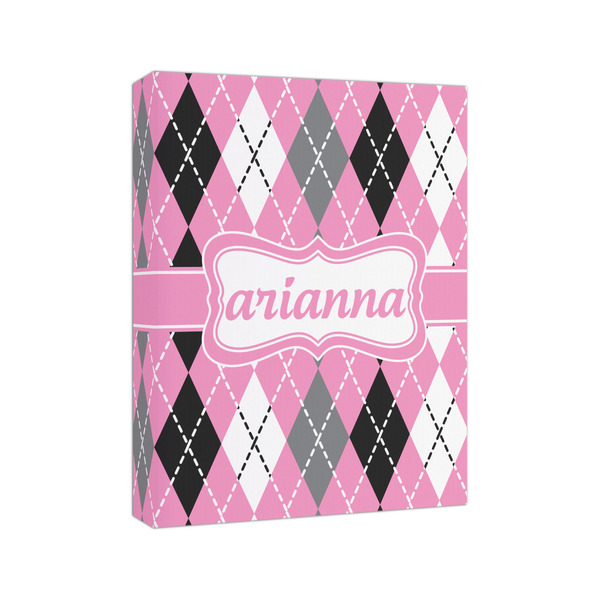 Argyle 8x10 - Canvas Print - Angled View
