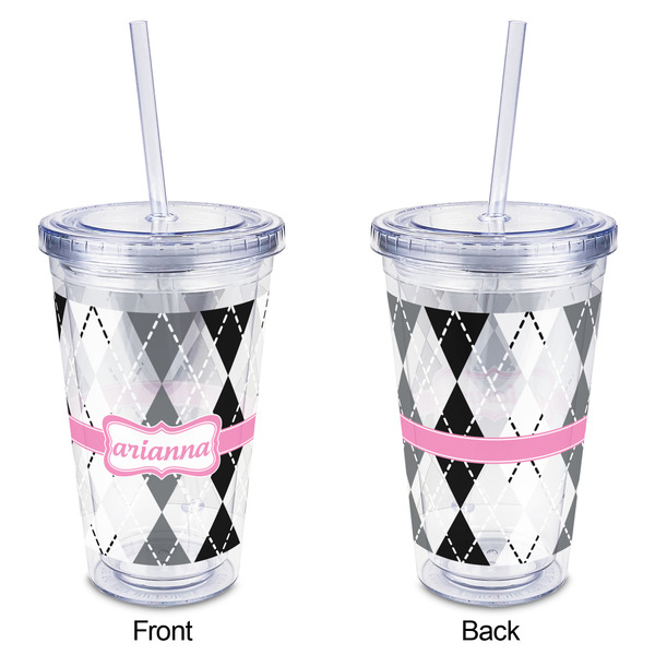 Argyle Acrylic Tumbler - Full Print - Approval