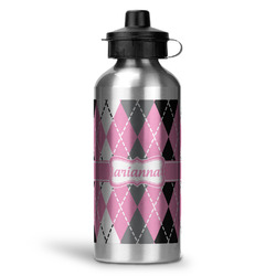 Argyle Water Bottles - 20 oz - Aluminum (Personalized)