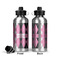 Argyle Aluminum Water Bottle - Front and Back
