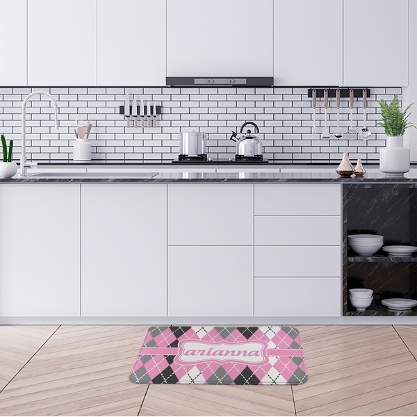 Argyle Anti-Fatigue Kitchen Mats - LIFESTYLE