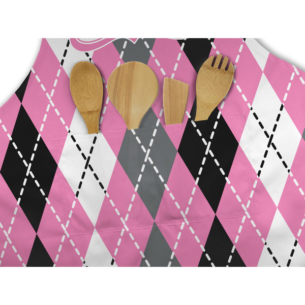 Argyle Apron - Pocket Detail with Props