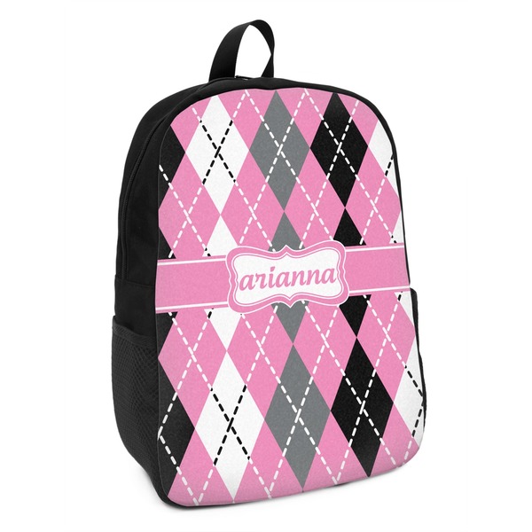 Custom Argyle Kids Backpack (Personalized)