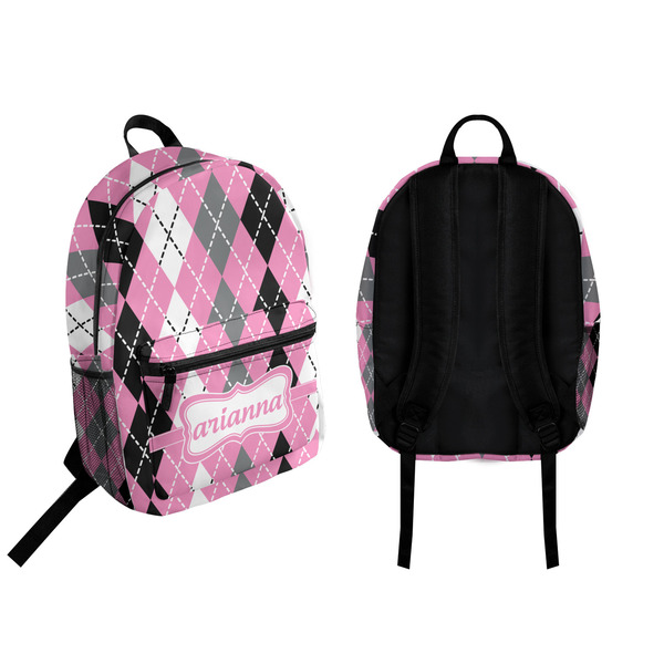 Argyle Backpack front and back - Apvl