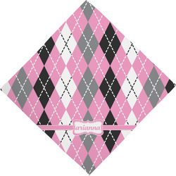 Argyle Dog Bandana Scarf w/ Name or Text