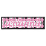 Argyle Bar Mat - Large (Personalized)