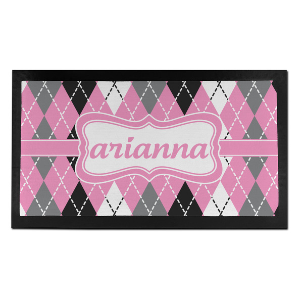 Argyle Bar Mat - Small - FRONT