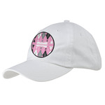 Argyle Baseball Cap - White (Personalized)