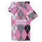 Argyle Bath Towel Set - 3 Pcs (Personalized)