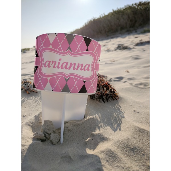 Argyle Beach Spiker white on beach with sand