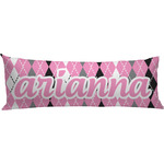 Argyle Body Pillow Case (Personalized)
