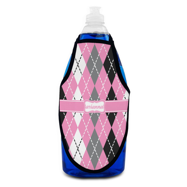 Argyle Bottle Apron - Soap - FRONT