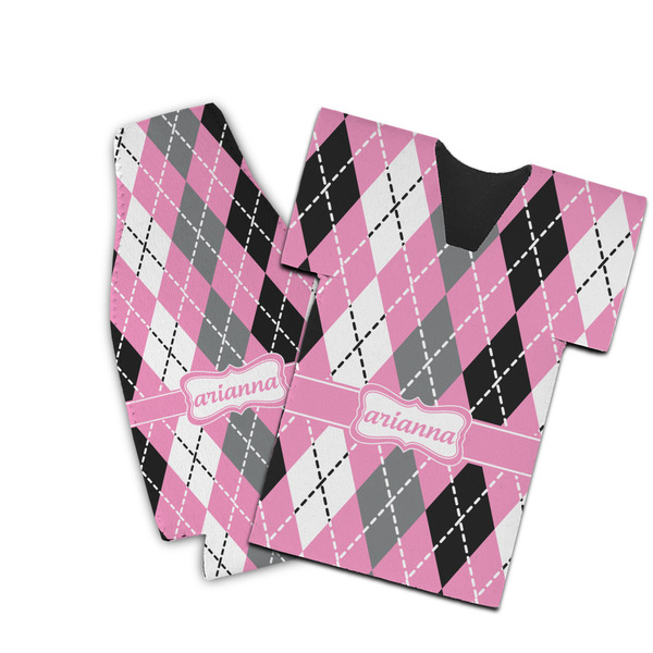 Custom Argyle Bottle Cooler (Personalized)