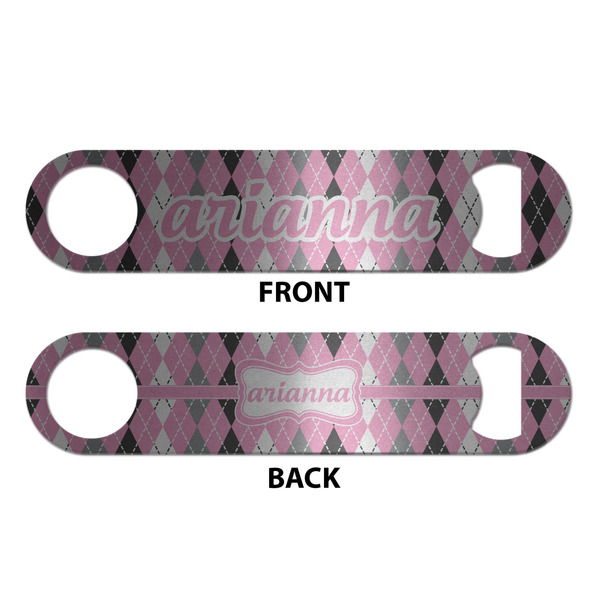 Argyle Bottle Opener - Front & Back