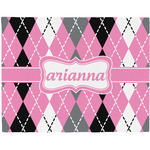 Argyle Woven Fabric Placemat - Twill w/ Name or Text