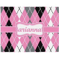 Argyle Woven Fabric Placemat - Twill w/ Name or Text