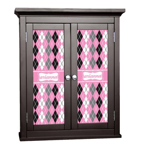 Custom Argyle Cabinet Decal - Small (Personalized)