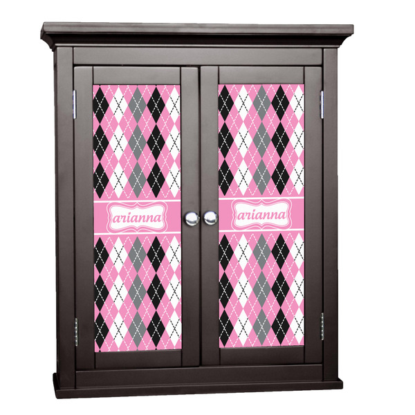 Custom Argyle Cabinet Decal - Medium (Personalized)