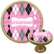 Argyle Cabinet Knob - Gold (Personalized)