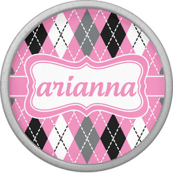 Argyle Cabinet Knob (Silver) (Personalized)