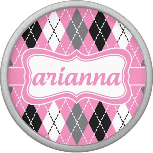 Argyle Cabinet Knob - Nickel - Front