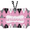 Argyle Rear View Mirror Ornament (Personalized)
