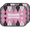 Argyle Car Floor Mats (Back Seat) (Personalized)