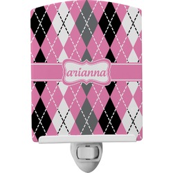 Argyle Ceramic Night Light (Personalized)