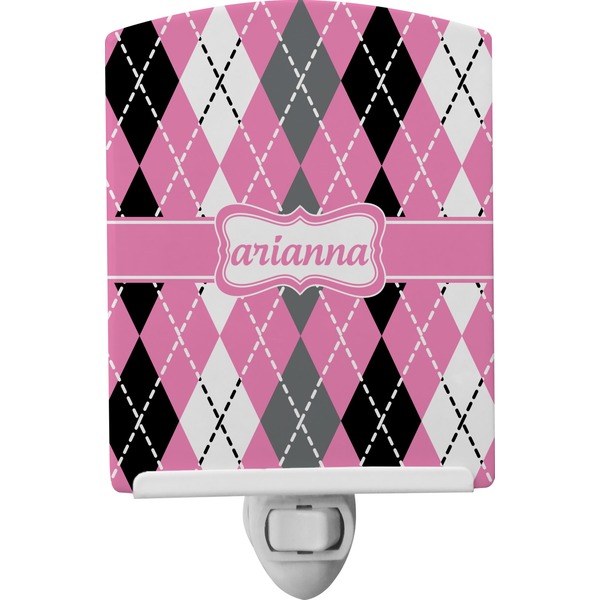 Custom Argyle Ceramic Night Light (Personalized)