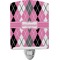 Argyle Ceramic Night Light (Personalized)