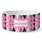 Argyle Ceramic Dog Bowl - Medium (Personalized)