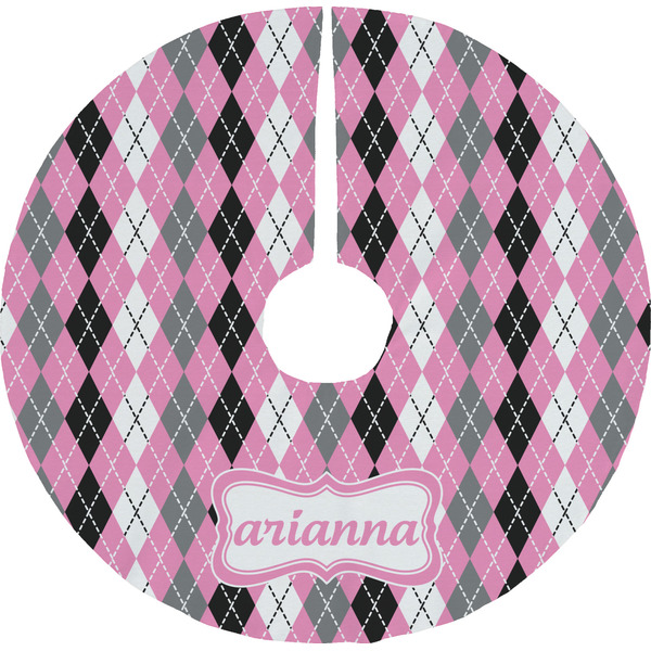 Custom Argyle Tree Skirt (Personalized)