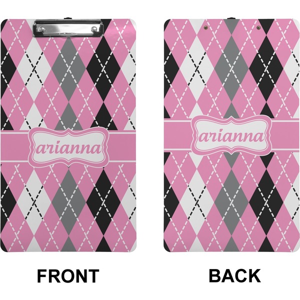 Argyle Clipboard (Legal) (Front + Back)