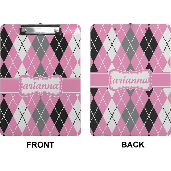 Argyle Clipboard (Letter) (Front + Back)