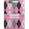 Argyle Clipboard (Personalized)