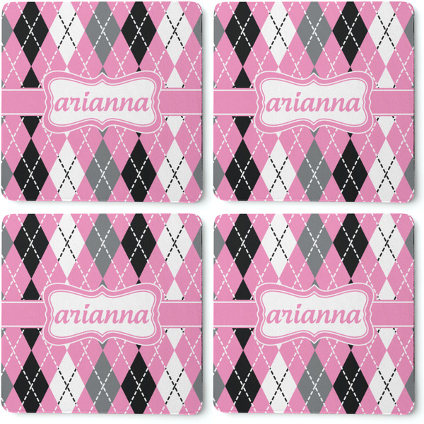 Argyle Coaster Rubber Back - Apvl