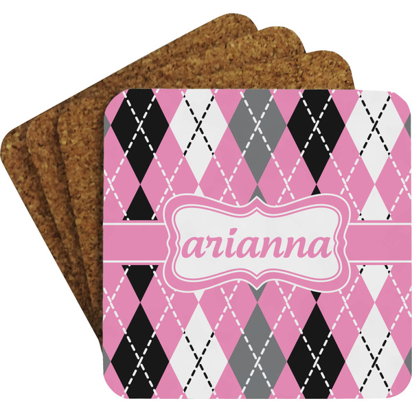Argyle Coaster Set (Personalized)