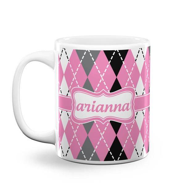 Custom Argyle Coffee Mug (Personalized)