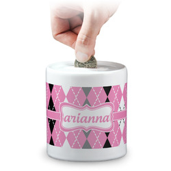 Argyle Coin Bank (Personalized)