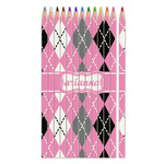Argyle Colored Pencils (Personalized)