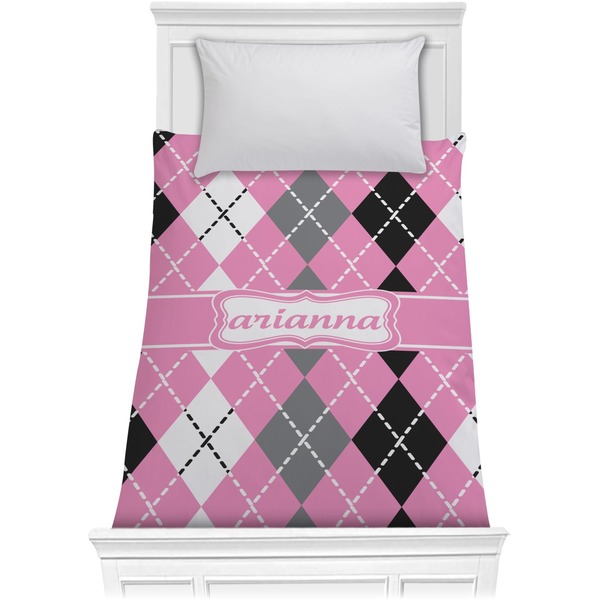Custom Argyle Comforter - Twin (Personalized)