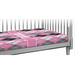 Argyle Crib Fitted Sheet (Personalized)